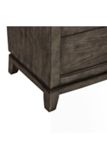 Liberty Furniture Avalon Transitional 6-Drawer Dresser and Arched Mirror with Felt-lined Top Drawers