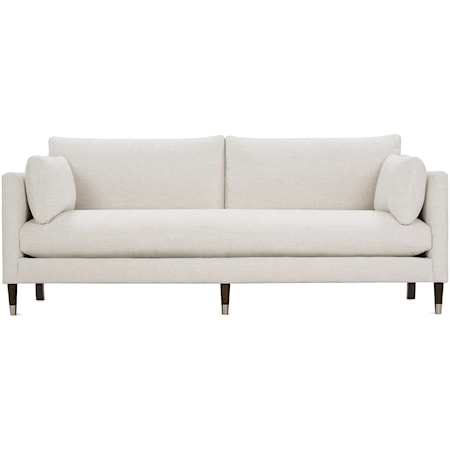Transitional 90" Sofa with Loose Pillow Back