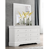 Global Furniture Pompei 6-Drawer Dresser