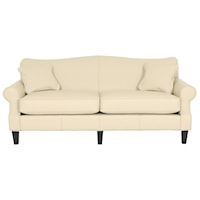 Transitional Sofa with Tapered Legs