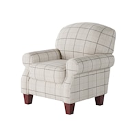 Accent Chair with Rolled Arms