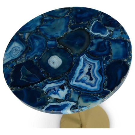 Agate Top Side Table