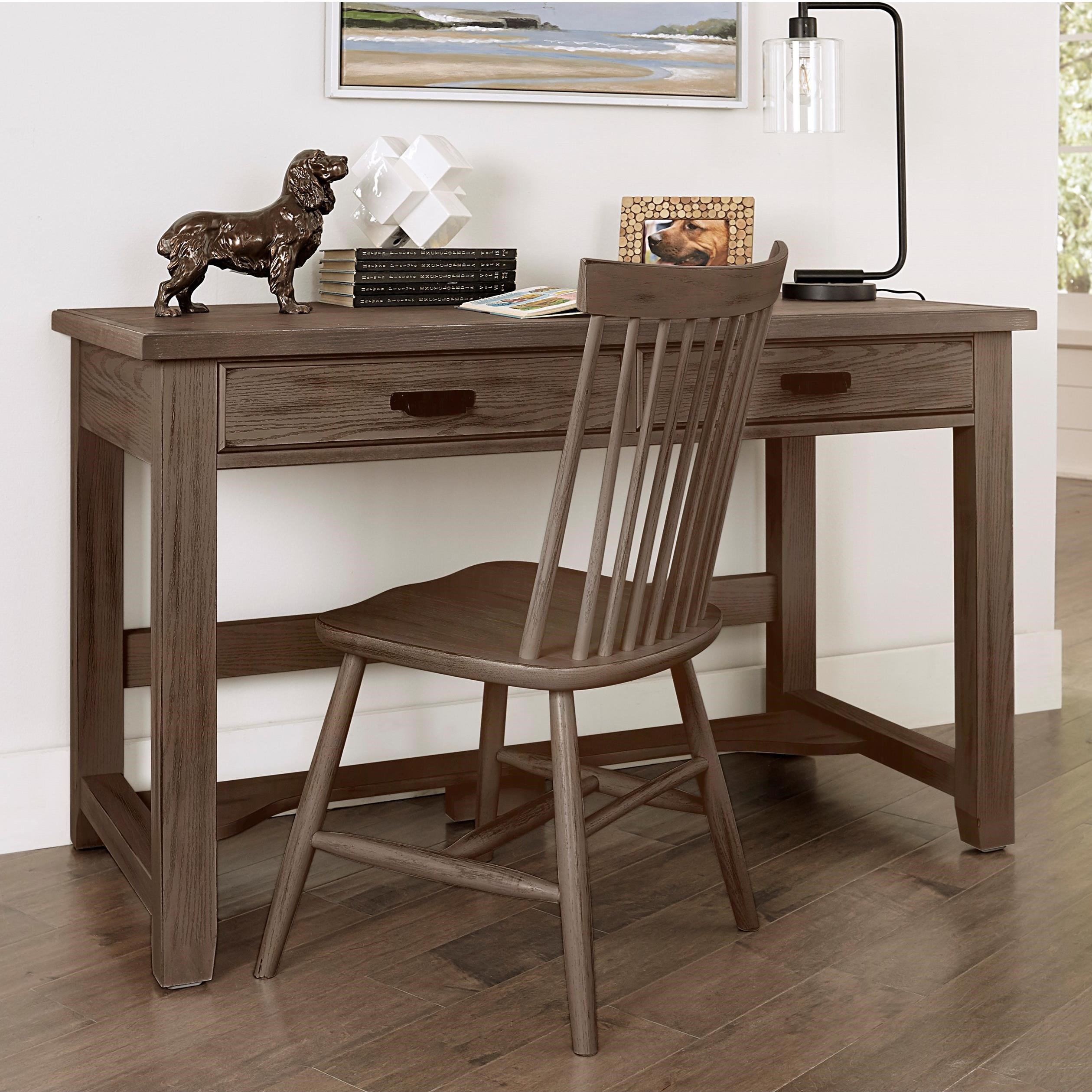 Laurel Mercantile Co. Bungalow 2-Drawer Laptop Desk