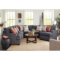 Rockport Transitional 3-Piece Sectional Sofa