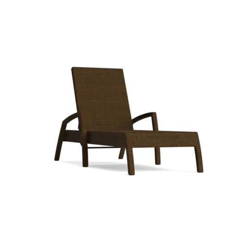Fusion Stacking Adjustable Wicker Chaise Lounge