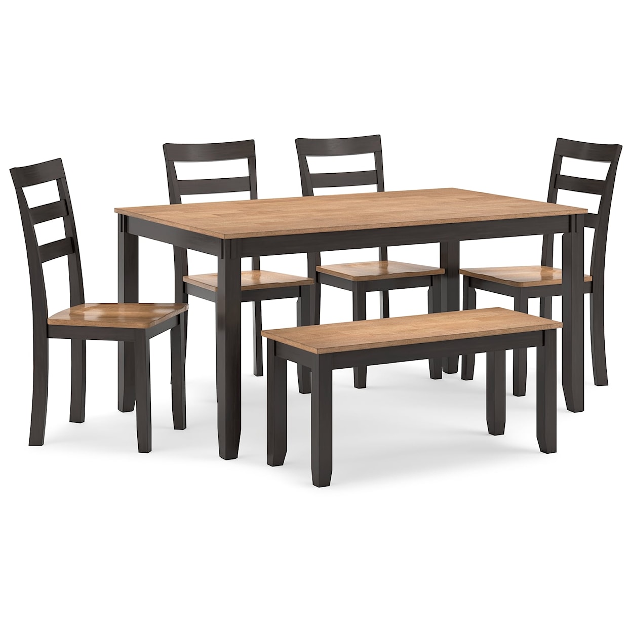 Ashley Furniture Signature Design Gesthaven Dining Room Table Set (Set of 6)