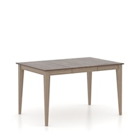 Transitional Customizable Square Counter Table with Leaf