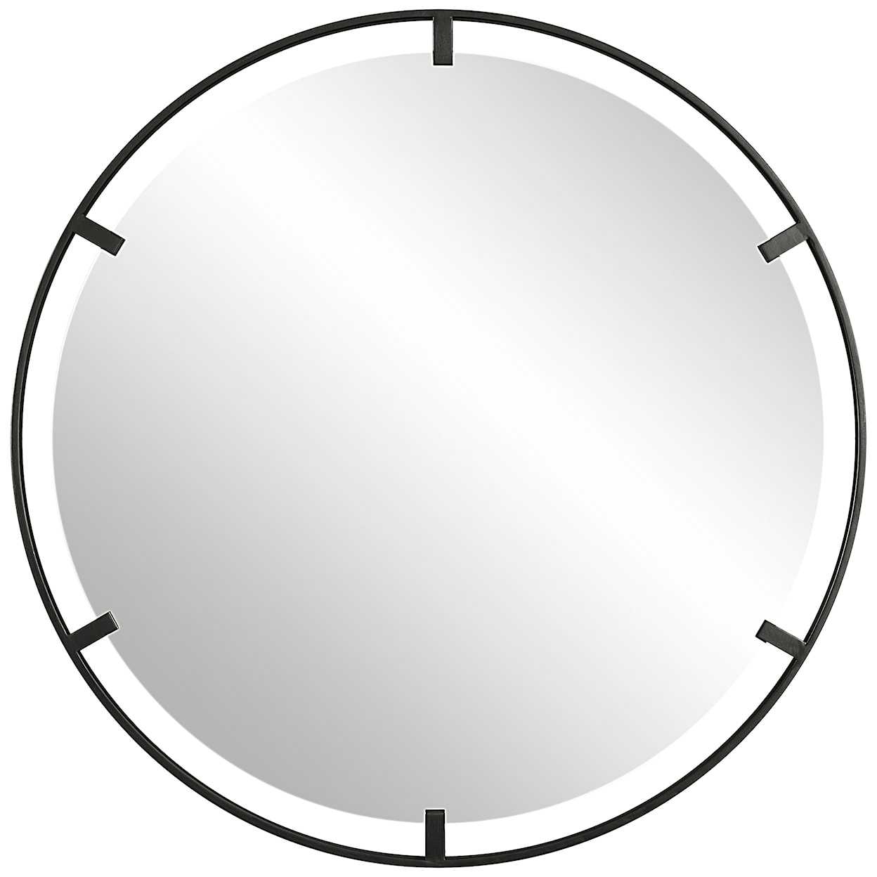 Uttermost Cashel Cashel Round Iron Mirror