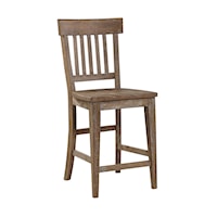 Rustic Counter Height Dining Chair