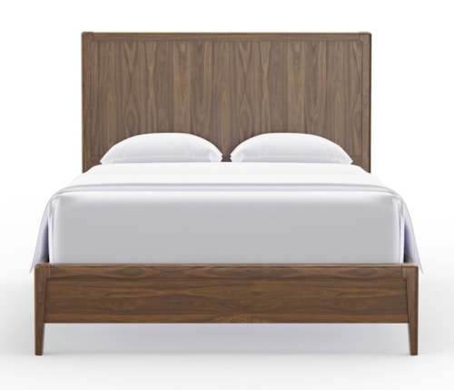 Transitional King Panel Bed