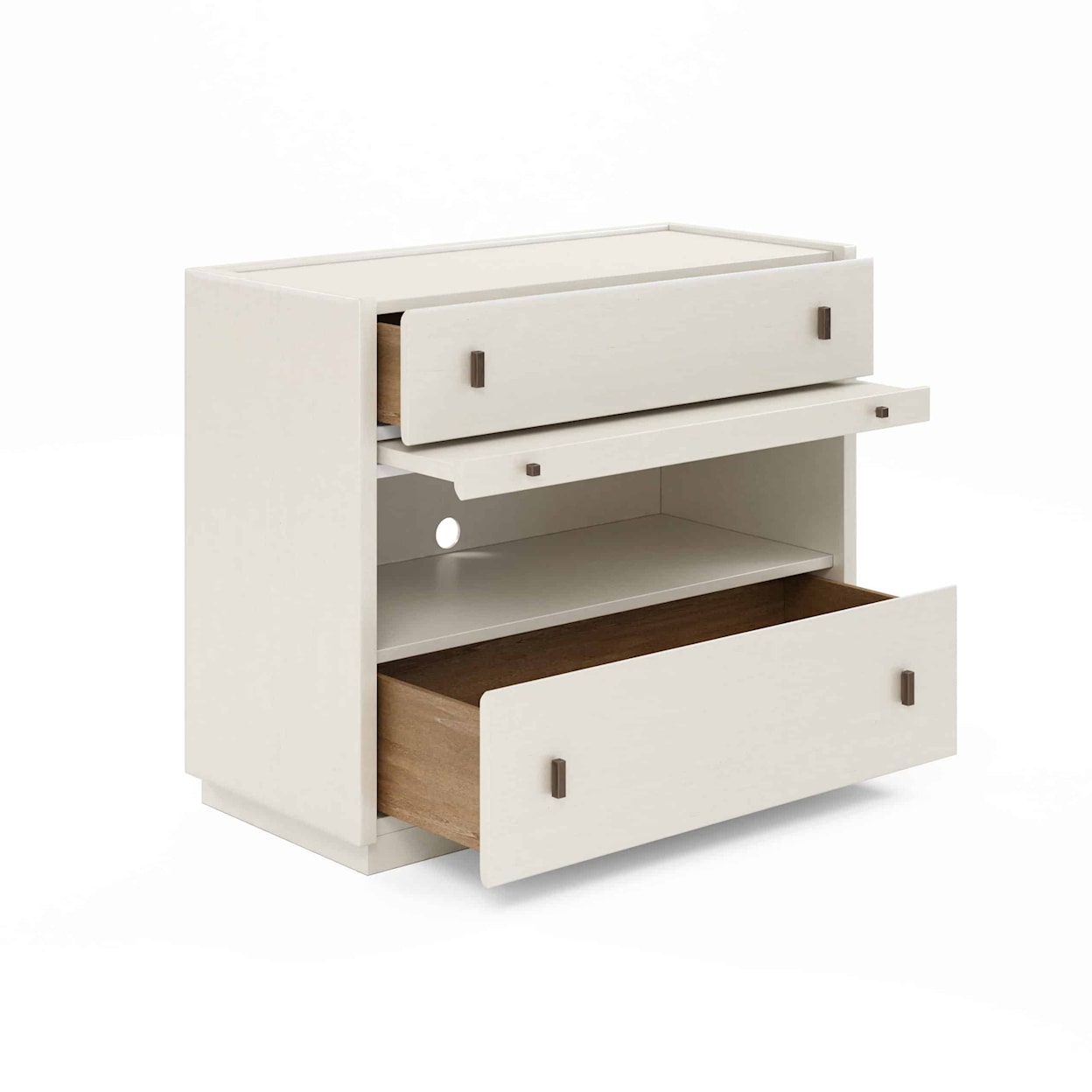 A.R.T. Furniture Inc Blanc 2-Drawer Bachelor's Chest