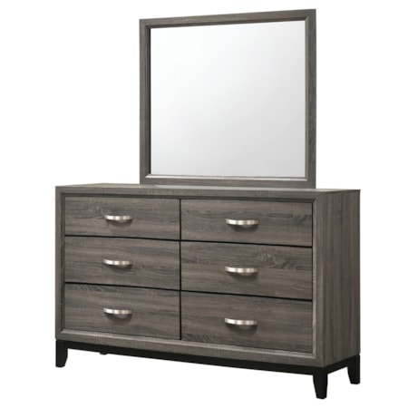 Watson 6-drawer Dresser w/ Mirror