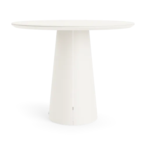 Atlas Modern 36" Round Aluminum Dining Table