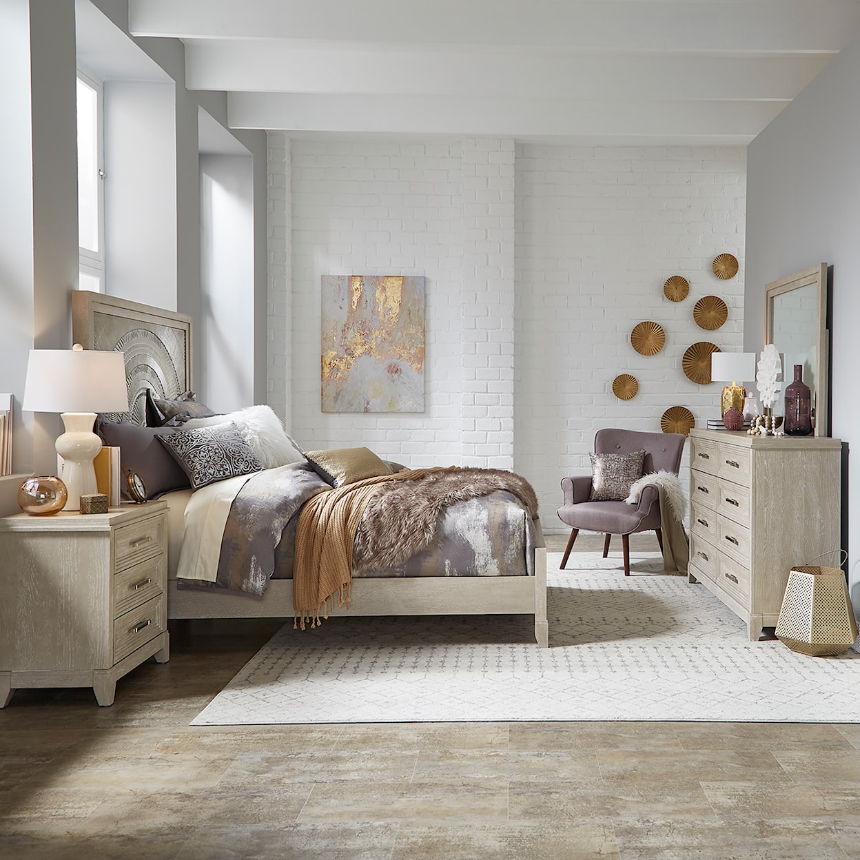 Liberty Furniture Belmar 4-Piece Queen Bedroom Set