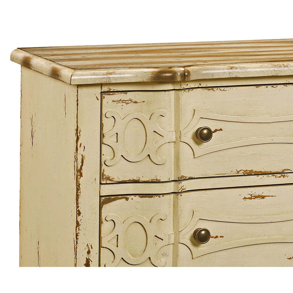 Accentrics Home Accents Ornate Overlay Three-Drawer Chest