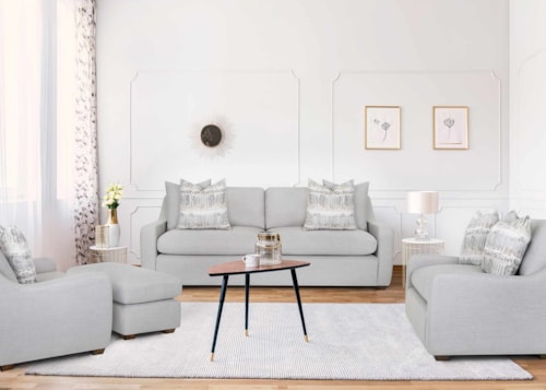 Contemporary 4-Piece Living Room Set