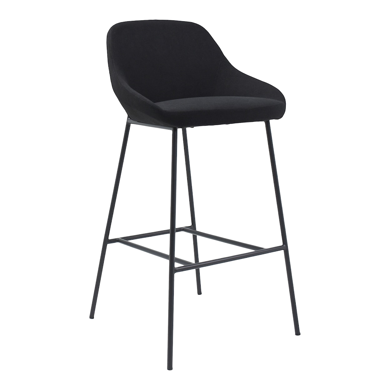 Moe's Home Collection Shelby Shelby Barstool Black