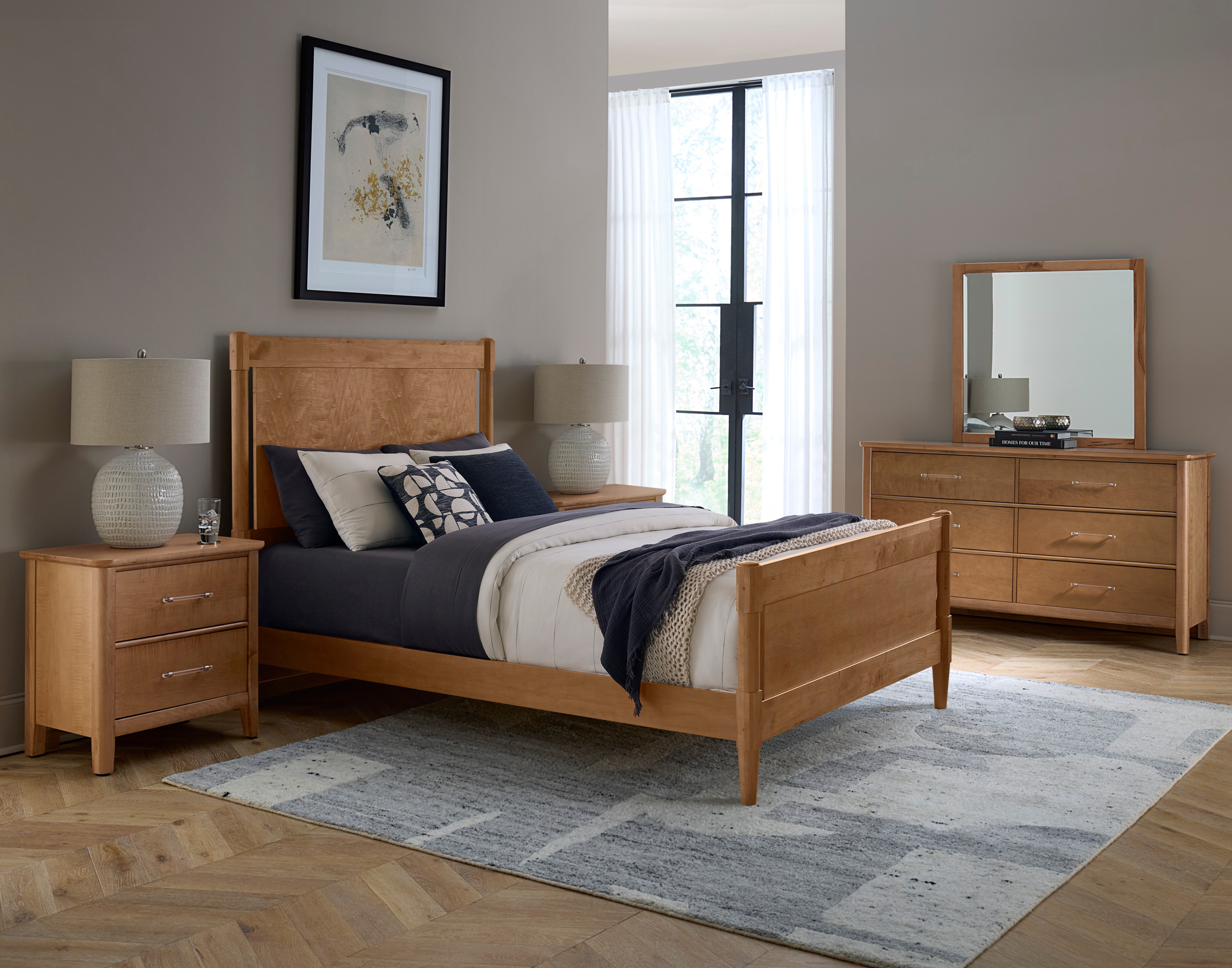 Vaughan-Bassett Nordhaven Queen Poster Bed