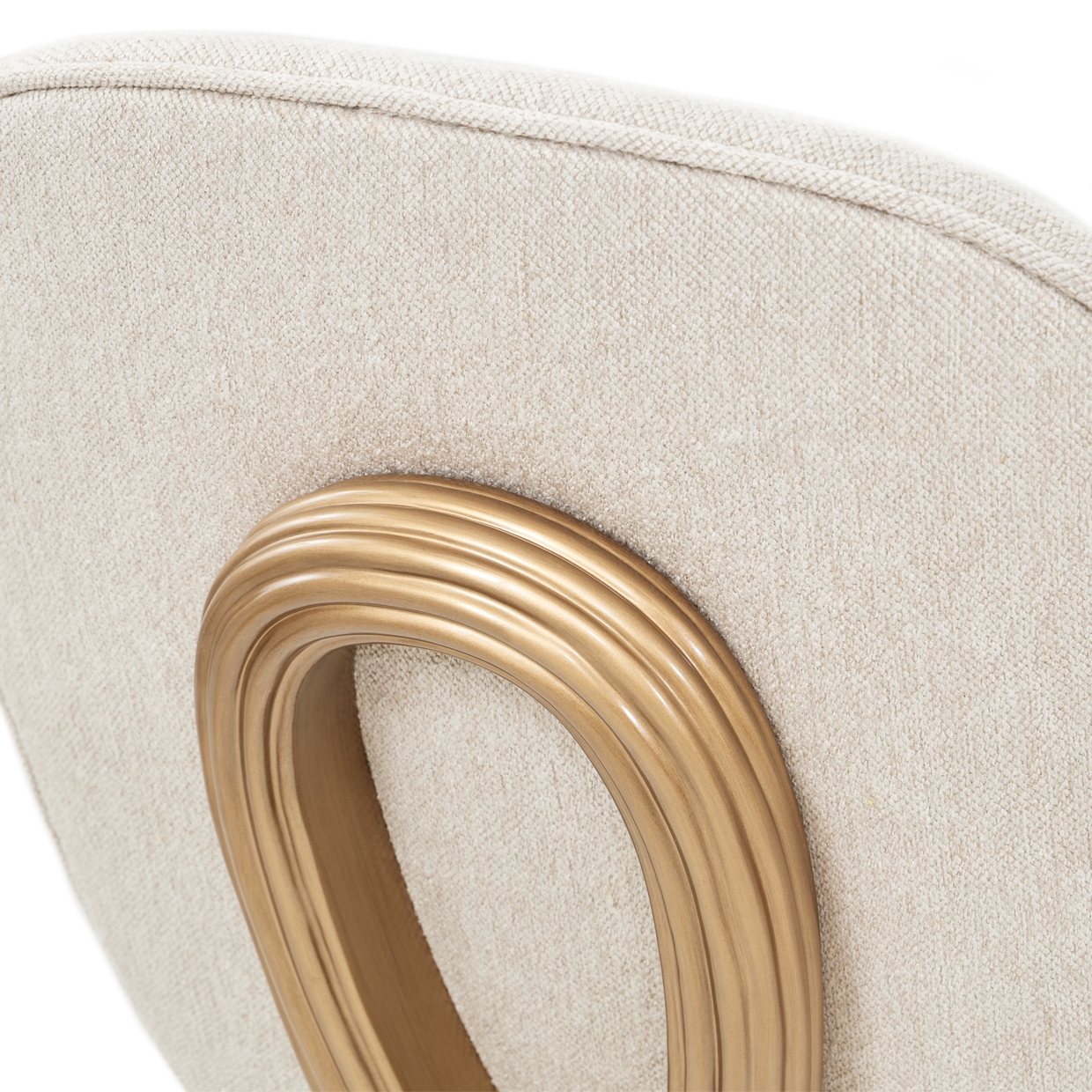 Michael Amini Camellia Field Upholstered Vanity Chair