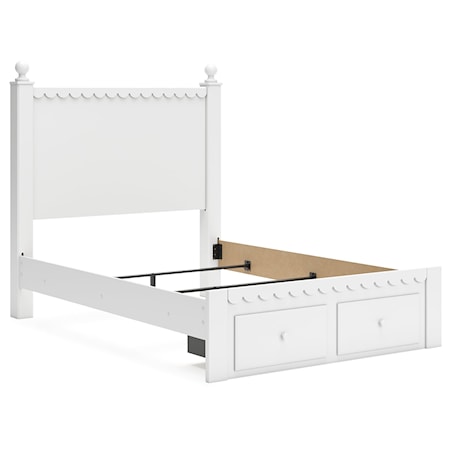 Full Panel Storage Bed