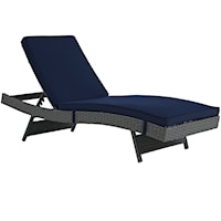 Outdoor Patio Sunbrella® Chaise - Navy