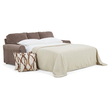 Queen Sleeper Sofa w/ Memory Foam Mattress