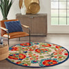 Nourison Aloha 5'3" Round  Rug