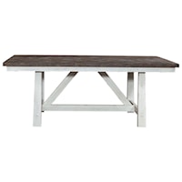 Fixed Top Trestle Table