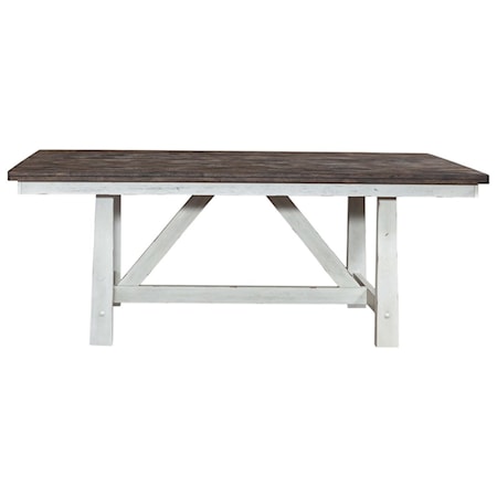 Fixed Top Trestle Table