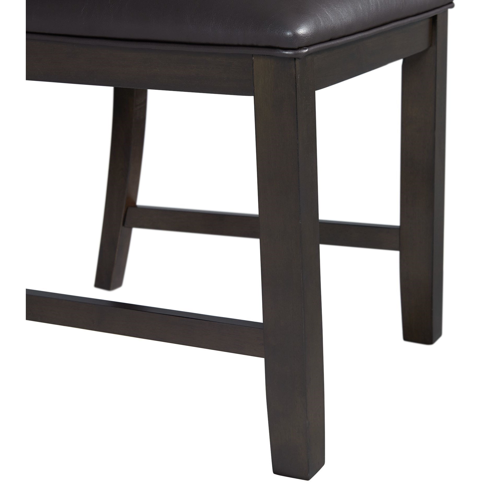 Elements International Amherst Standard Height Faux Leather Side Chair