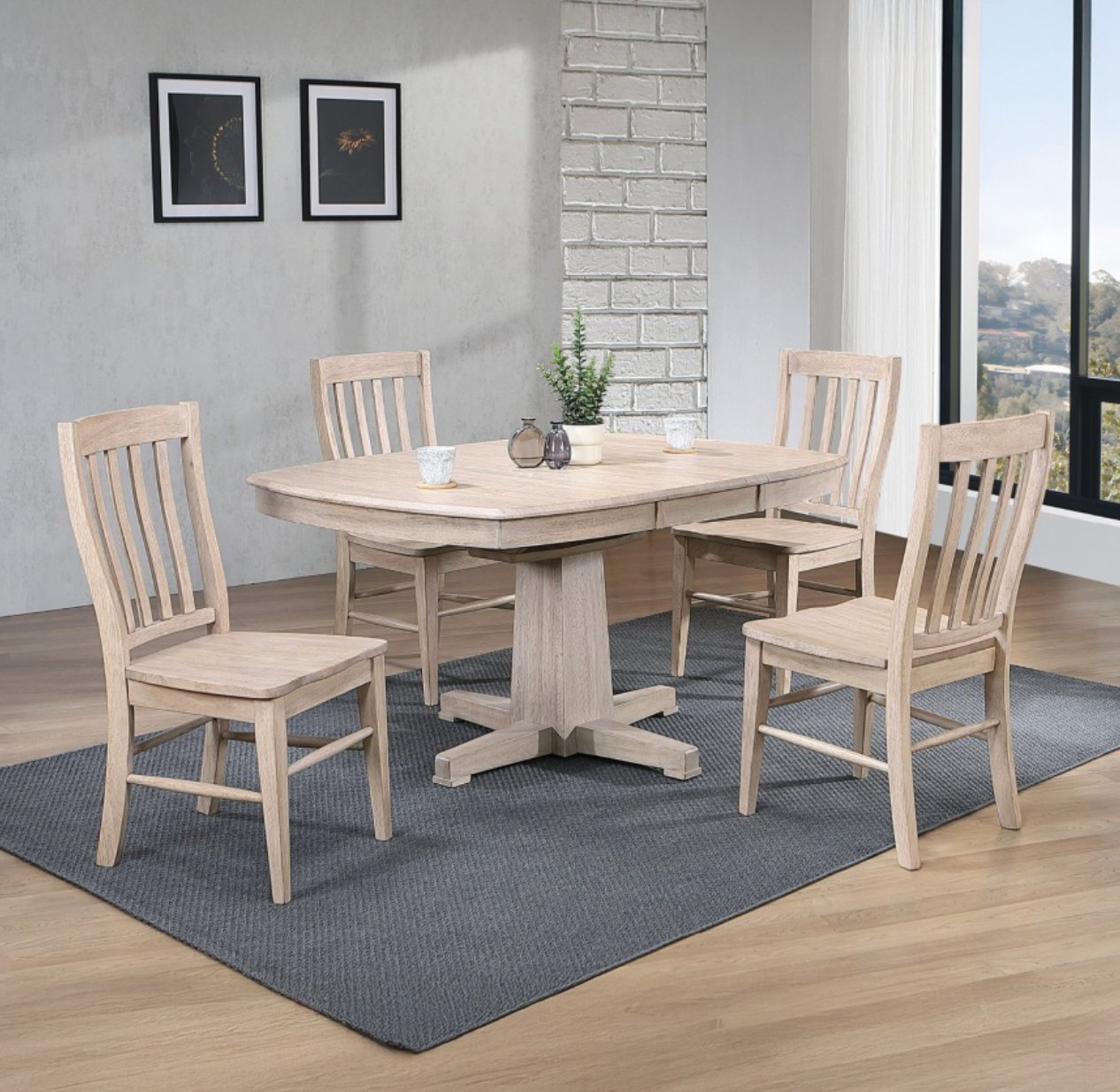 Pedestal Dining Table