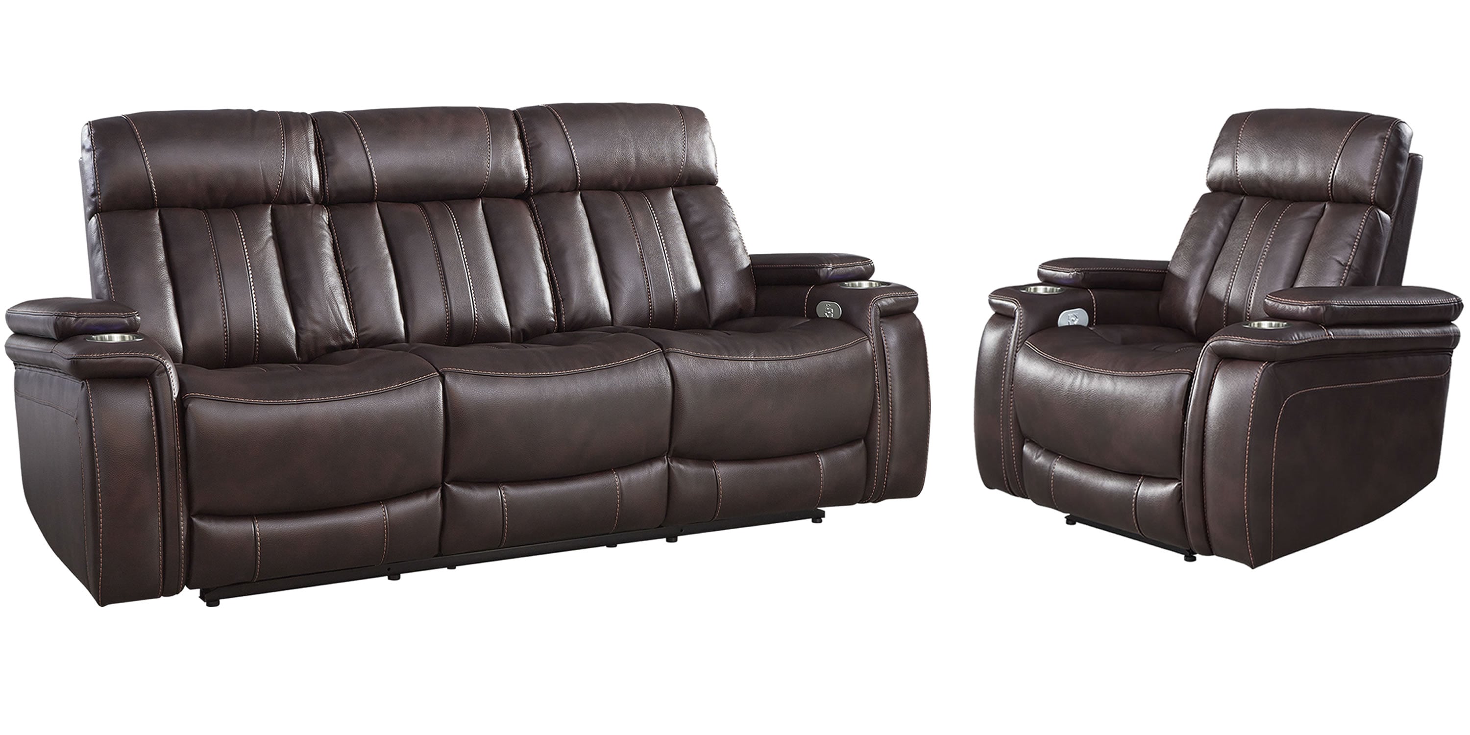 Parker Living Royce Power Reclining Sofa and Recliner Set