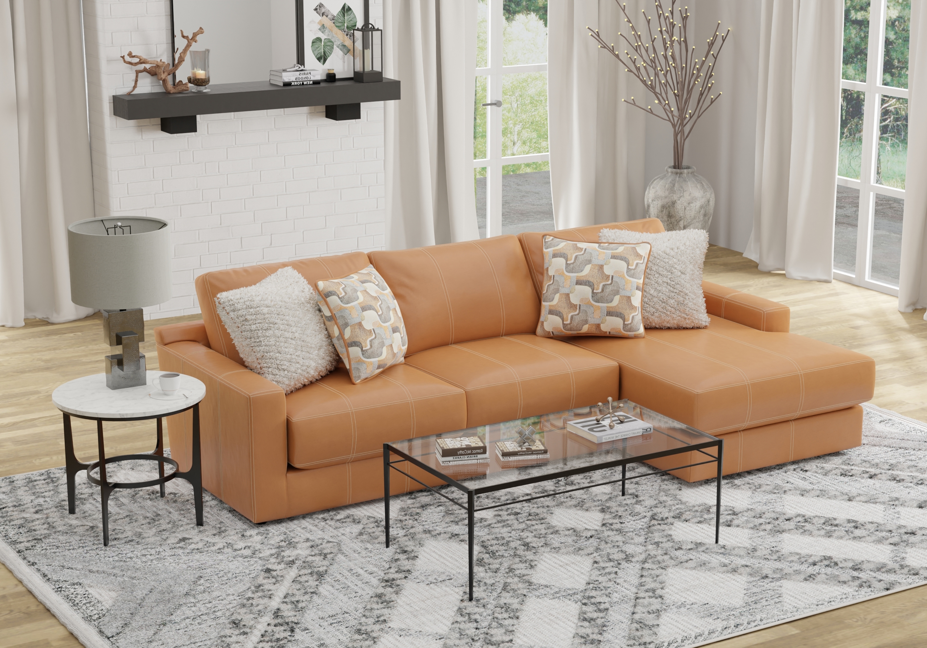 Jackson Furniture Minori 2-Piece Sectional Sofa with Chaise