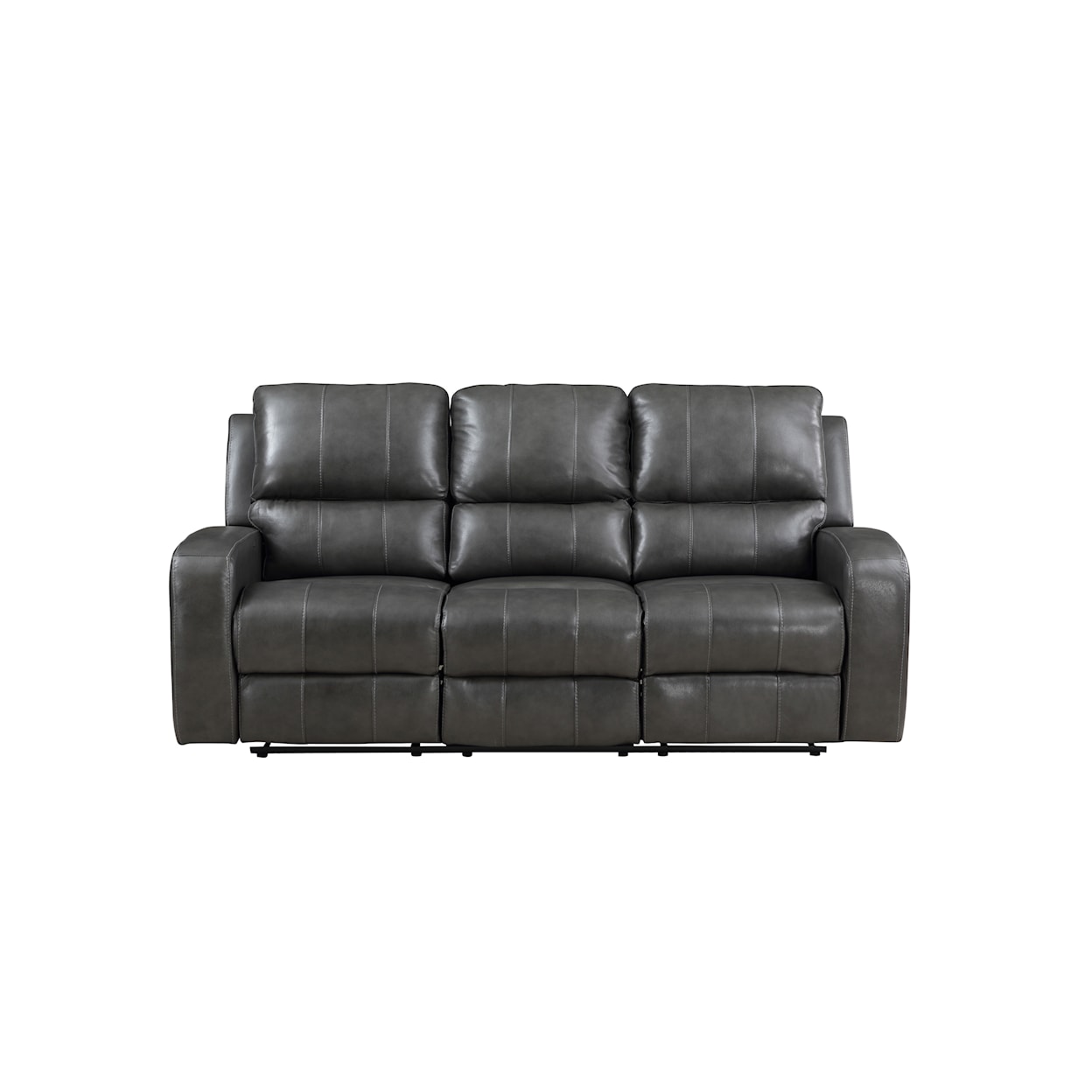 New Classic Linton Leather Sofa W/ Power Footrest