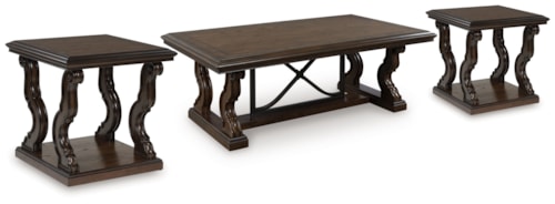 Coffee Table And 2 End Tables