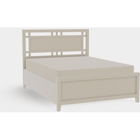Atwood Queen Gridwork Bed with Right Drawerside Storage