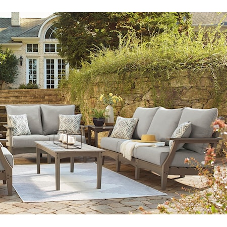 Outdoor Sofa and Loveseat