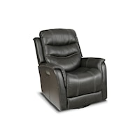 Casual Power Lift Recliner with Powered Headrest and Lumbar