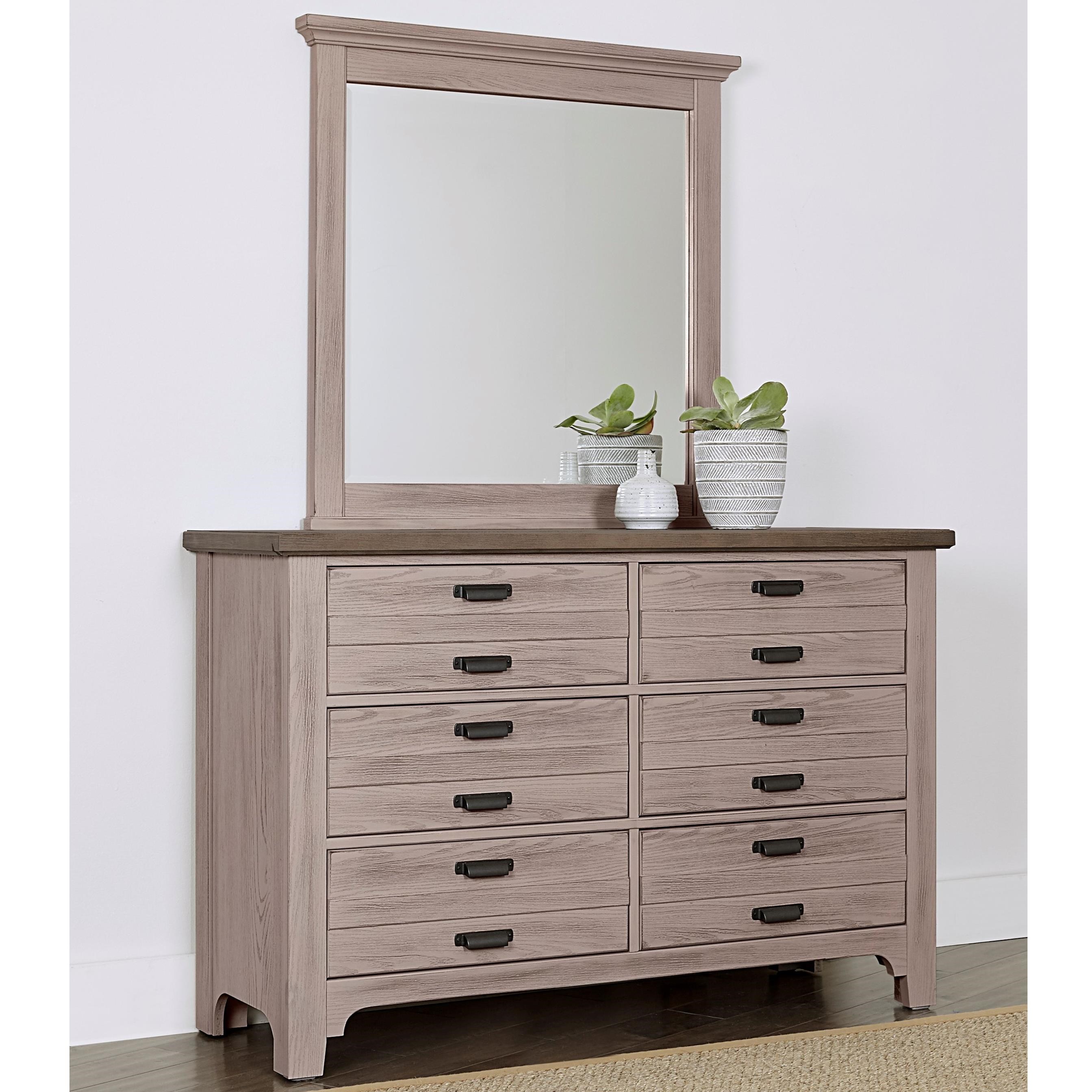 Mirrored double chest 2024 of drawers