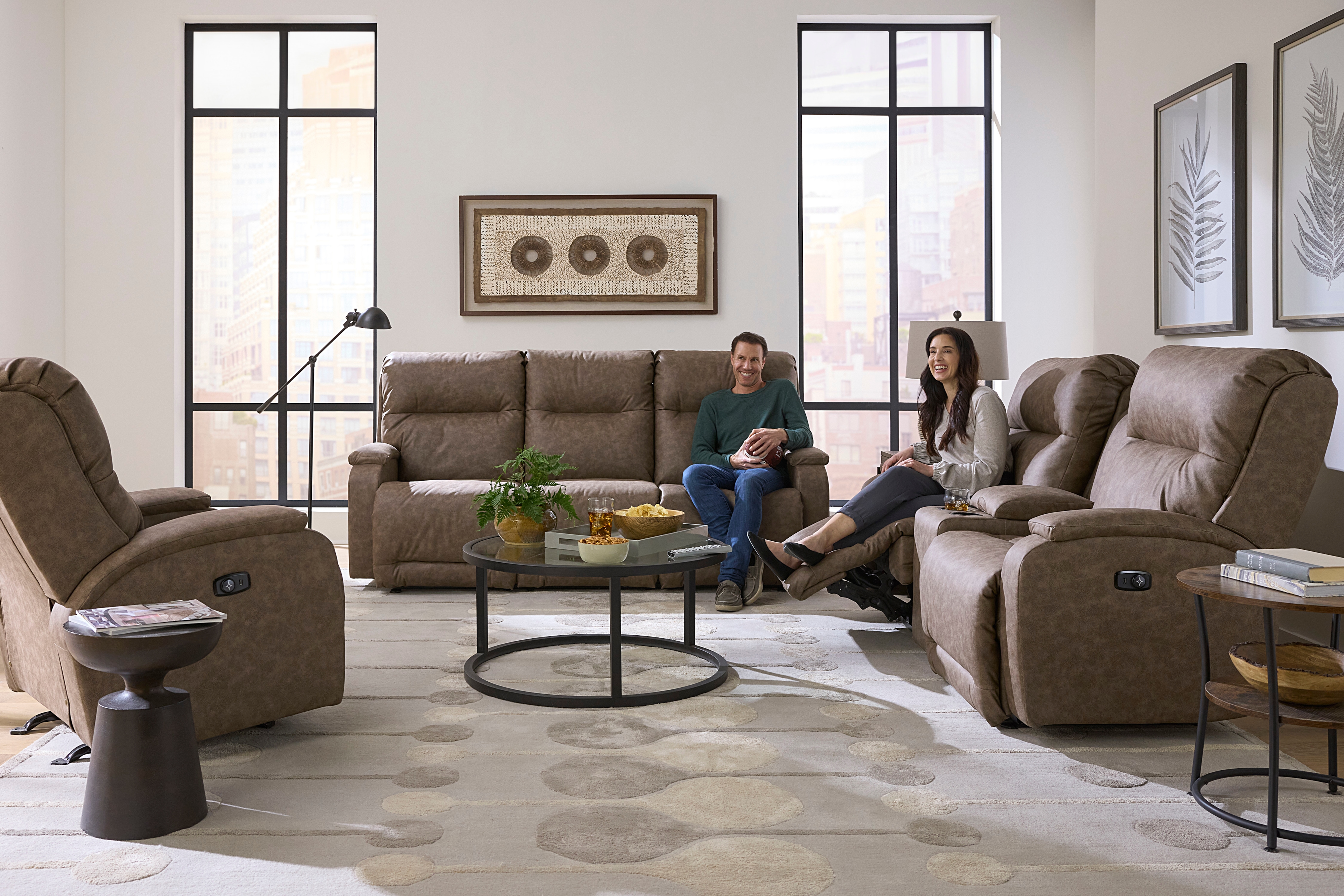 Best Home Furnishings Maverly Power Swivel Glider Recliner