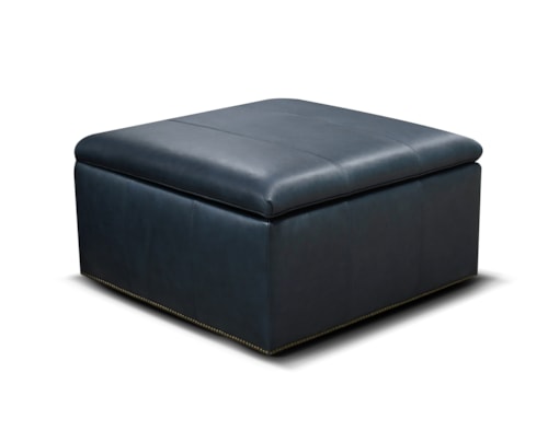 Contemporary Storage Ottoman with Casters
