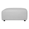 Moe's Home Collection Lyric Lyric Ottoman Oatmeal