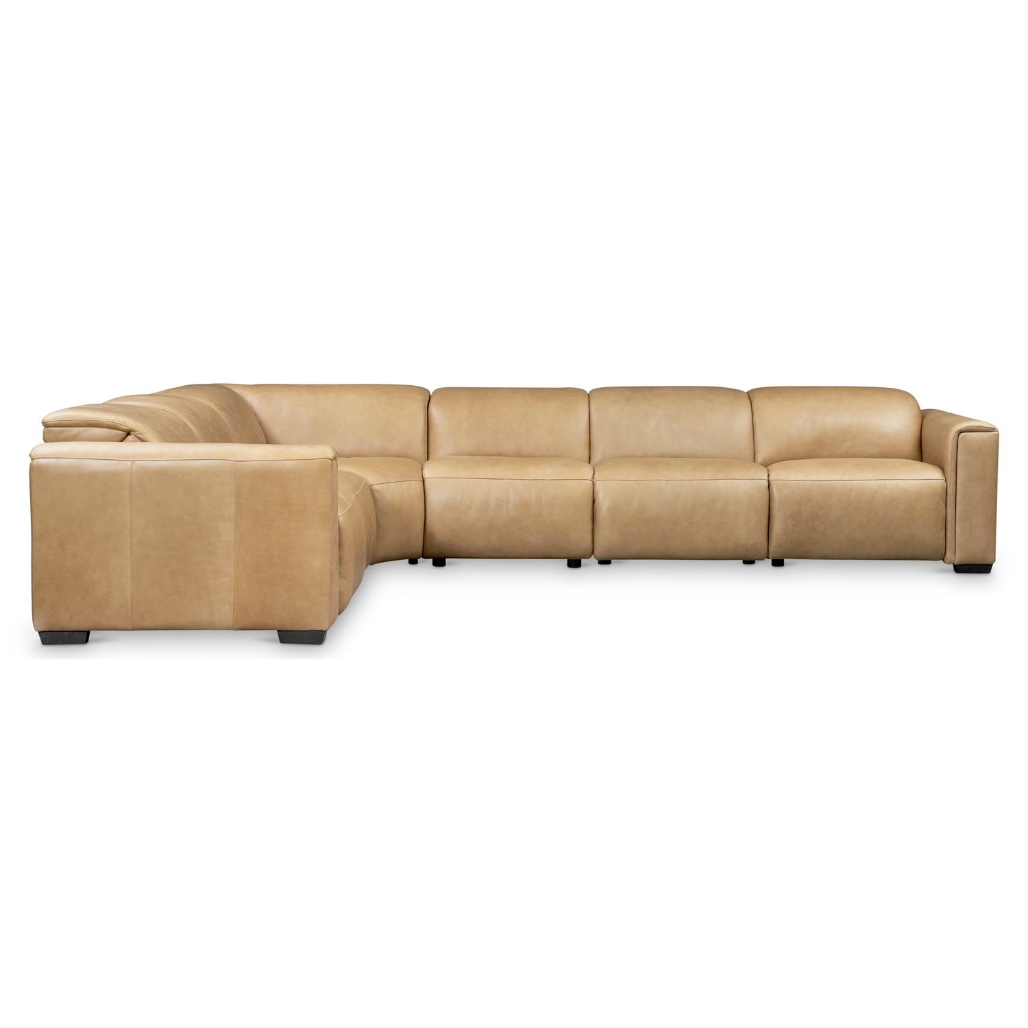Billings Leather Power Motion Sectional