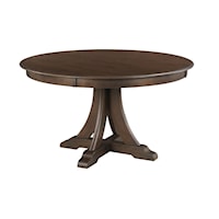 Traditional 54" Round Pedestal Dining Table