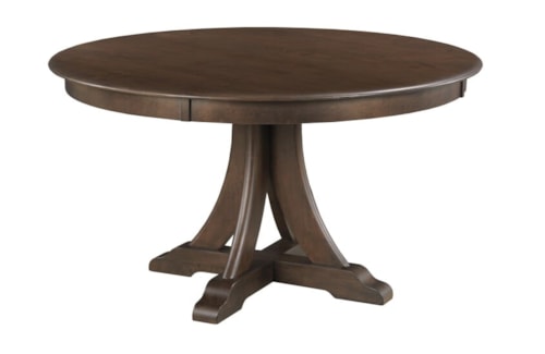 Traditional 54" Round Pedestal Dining Table