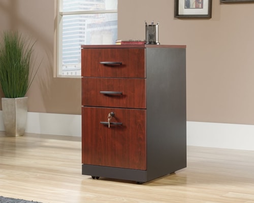 Contemporary Two-Drawer Pedestal File Cabinet