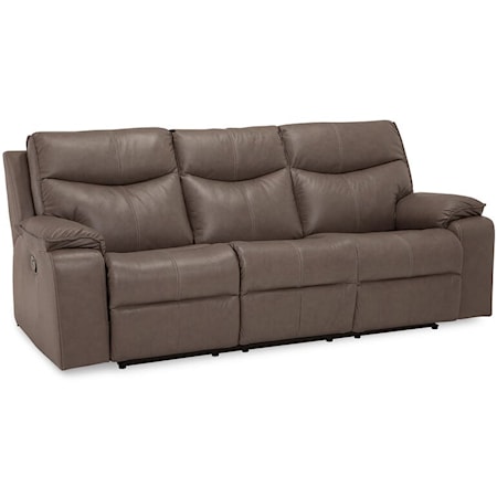 Providence Casual Manual Reclining Sofa with Pillow Arms