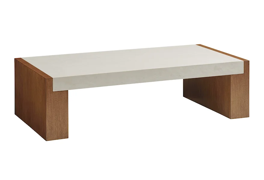 Palm Desert Eldorado Rectangular Cocktail Table by Tommy Bahama Home at C. S. Wo & Sons Hawaii