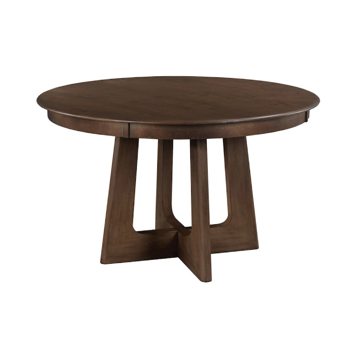 Kincaid Furniture Kafe' 54" Round Pedestal Table, Mocha