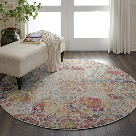 6&apos; Round  Rug